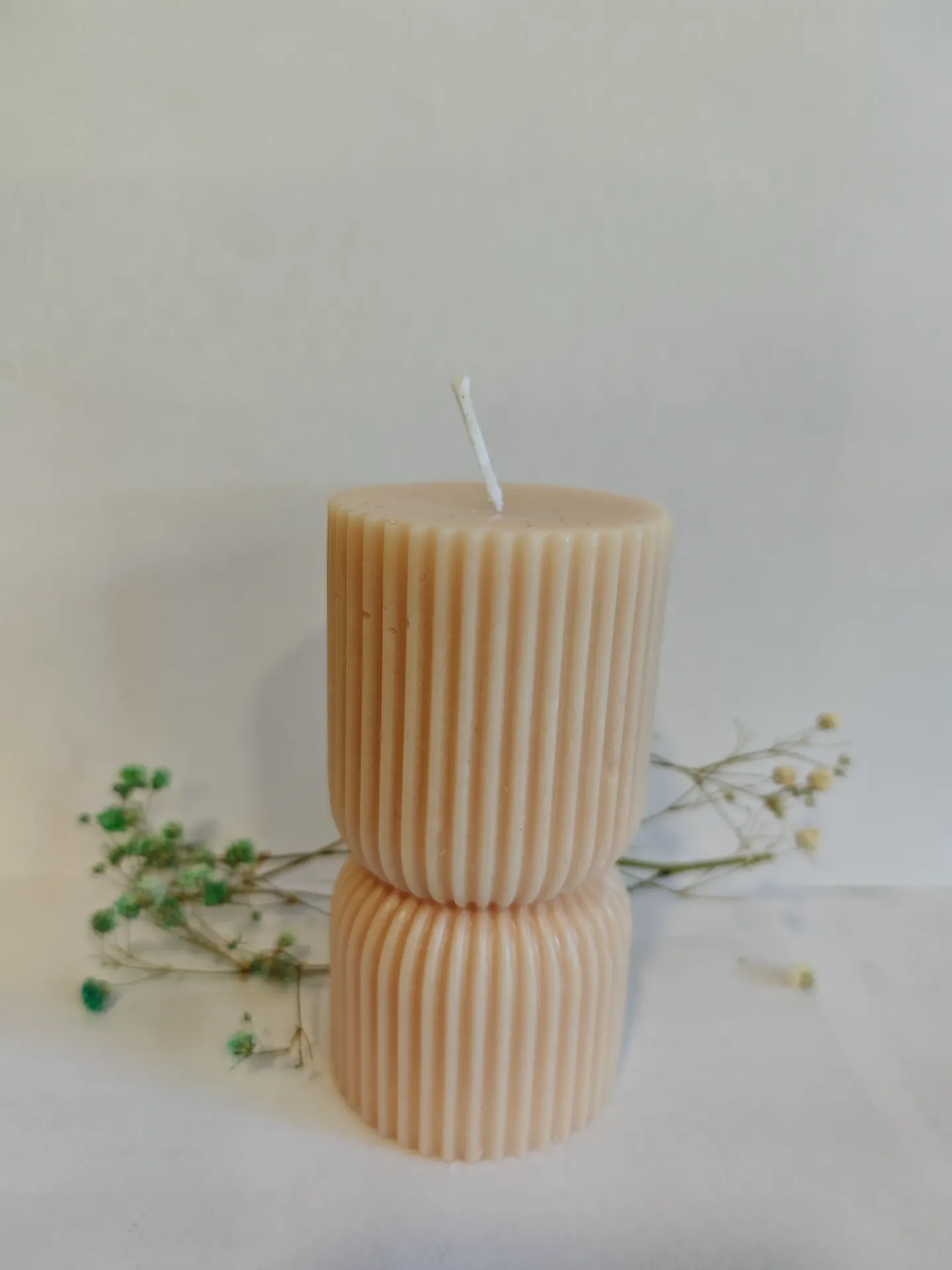 Vela pequeña (Crema)