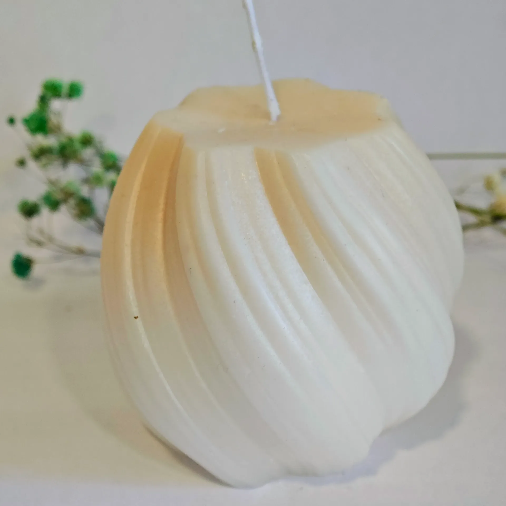 Vela retuerce (Crema)